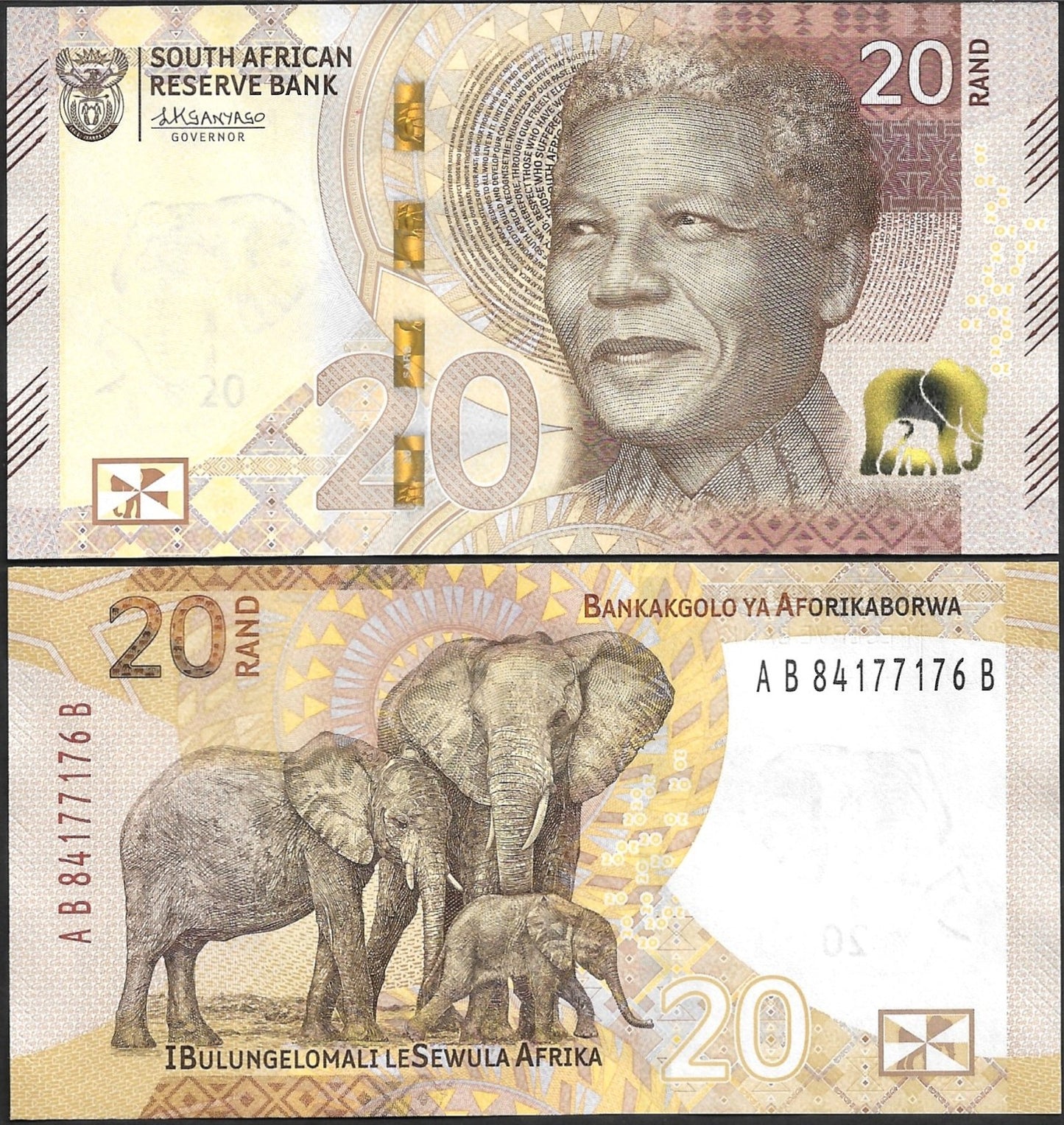 South Africa 20 Rand 2023 P 149 UNC