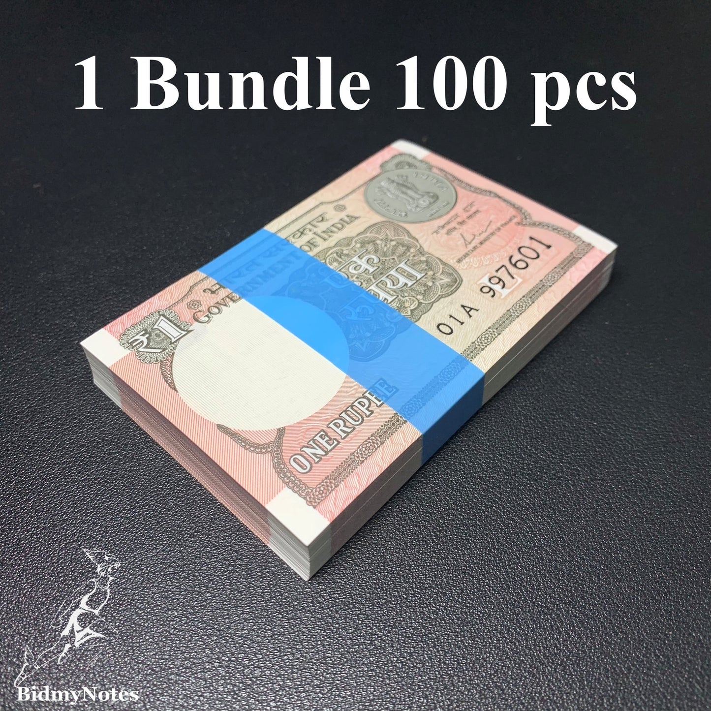 India 1 Rupee 2017 P 117c UNC 1 Bundle 100 pcs