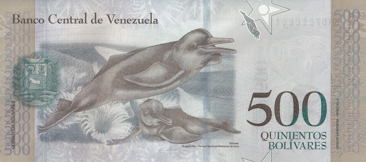 Venezuela 500 Bolivares 2017 P 94b UNC