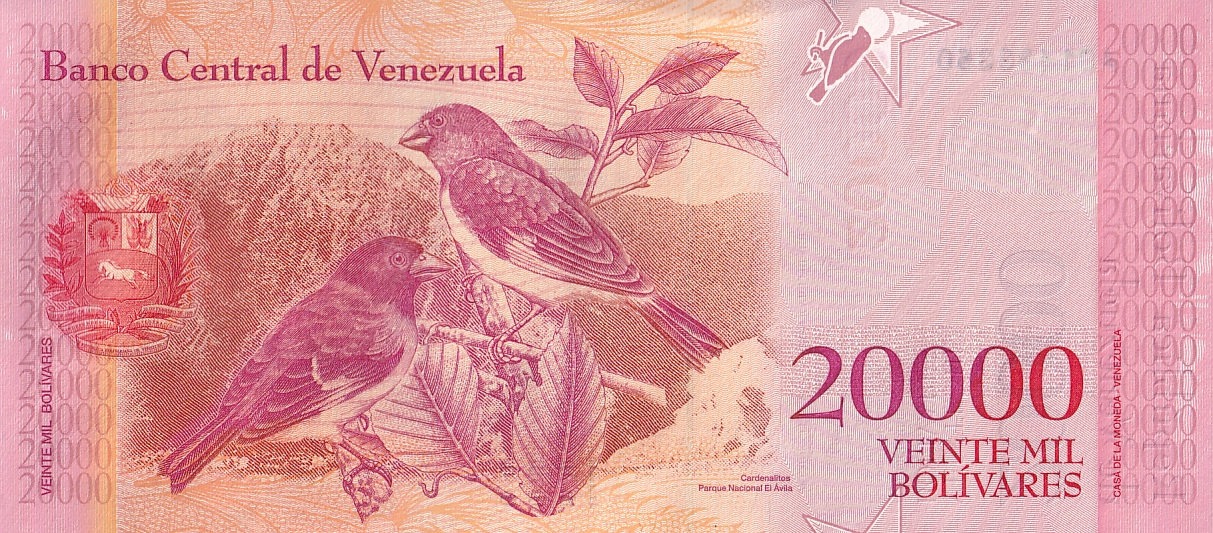 Venezuela 20000 Bolivares 2017 P 99b UNC