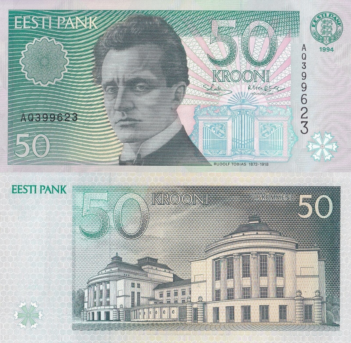 Estonia 50 Krooni 1994 P 78a UNC