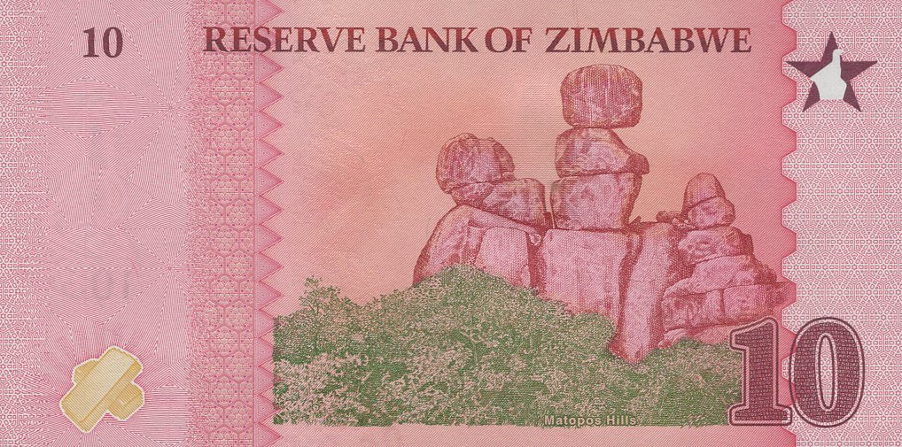 Zimbabwe 10 Zig 2026 P NEW Design UNC