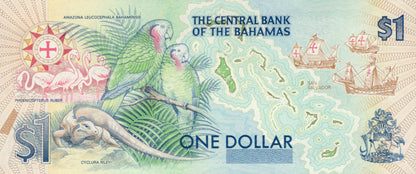 Bahamas 1 Dollar 1947 / 1992 P 50 UNC Commemurative