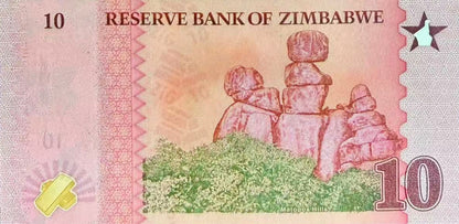 Zimbabwe 10 Zig 2026 P NEW Design UNC