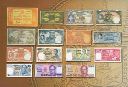 Thailand 100 Baht 2002 P 110 UNC COMM. Specimen Prefix 0A With Folder