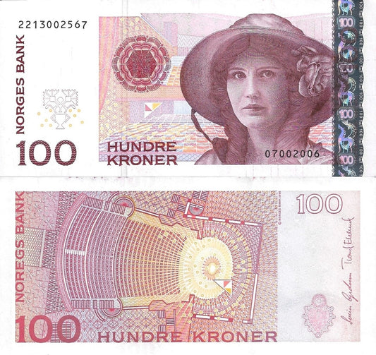 Norway 100 Kroner 2006 P 49c UNC With Ink