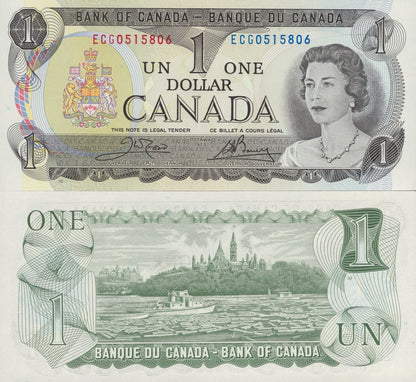 Canada 1 Dollar 1973 P 85c UNC
