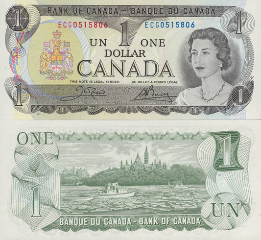 Canada 1 Dollar 1973 P 85c UNC