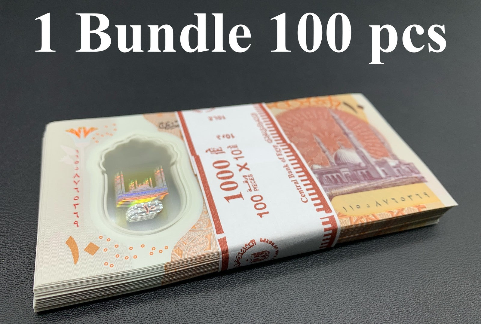 Egypt 10 Pounds 2022 P 81 New Polymer UNC 1 Bundle LOT 100 pcs