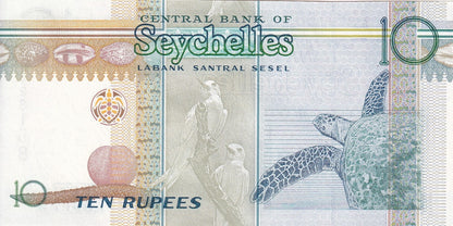 Seychelles 10 Rupees 2013 P 42 UNC
