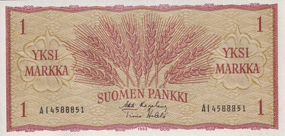 Finland 1 Markka 1963 P 98 UNC