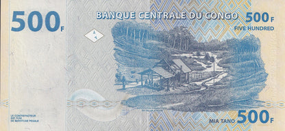 Congo Democratic Republic 500 Francs 2022 P 96C UNC