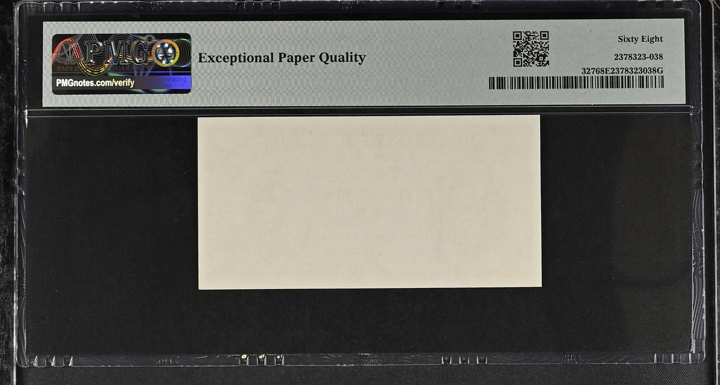 Hong Kong Gov 10 Cents ND (1961-65) P 327 UNC PMG 68 EPQ 3rd TOP POP