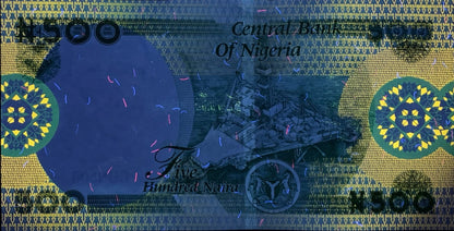 Nigeria 500 Naira 2023 P 48 UNC 1 Bundle 100 pcs