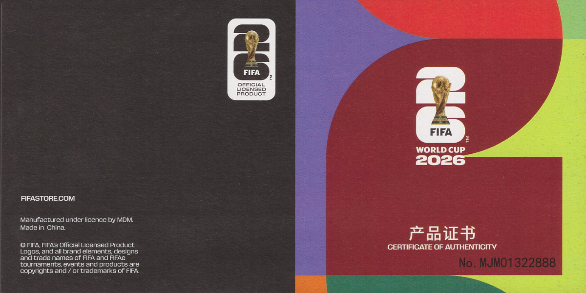 FIFA World Cup 2026 COMM.  Silver Note Ag 999 Official Licensed With Folder