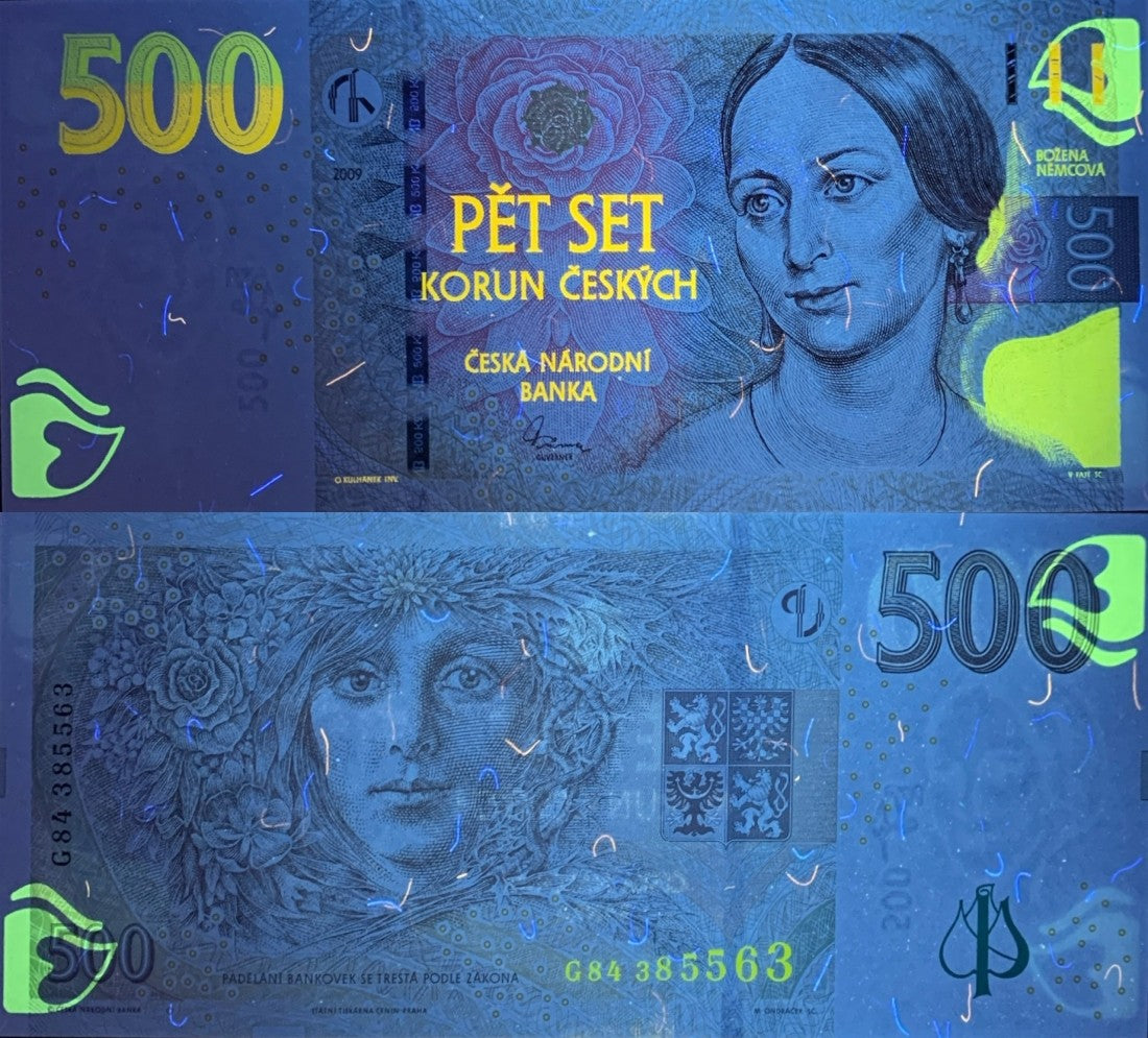 Czechia 500 Korun Ceskych 2009 P 24 UNC