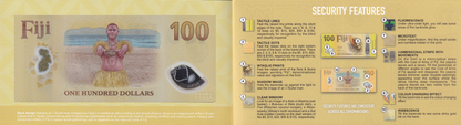Fiji 5-100 $ 2026 P New Polymer Design UNC Set 5 pcs AA Prefix Match LOW S/N W/F