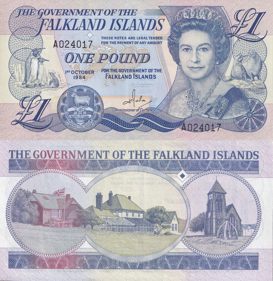 Falkland Islands 1 Pound 1984 P 13 UNC
