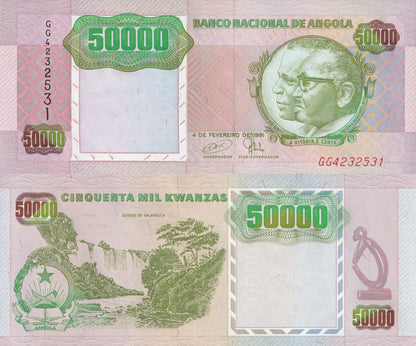 Angola 50000 Kwanzas 1991 P 132(2) UNC