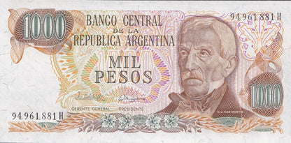 Argentina 1000 Pesos ND 1976-1983 P 304 UNC