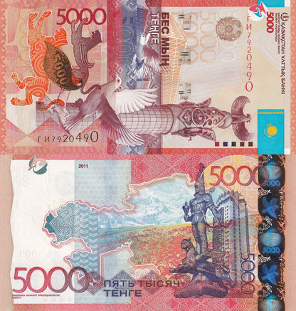 Kazakhstan 5000 Tenge 2011 P 38A UNC