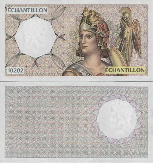 Banque du France (FRA) TEST NOTE No Units Jupiter 10202 UNC