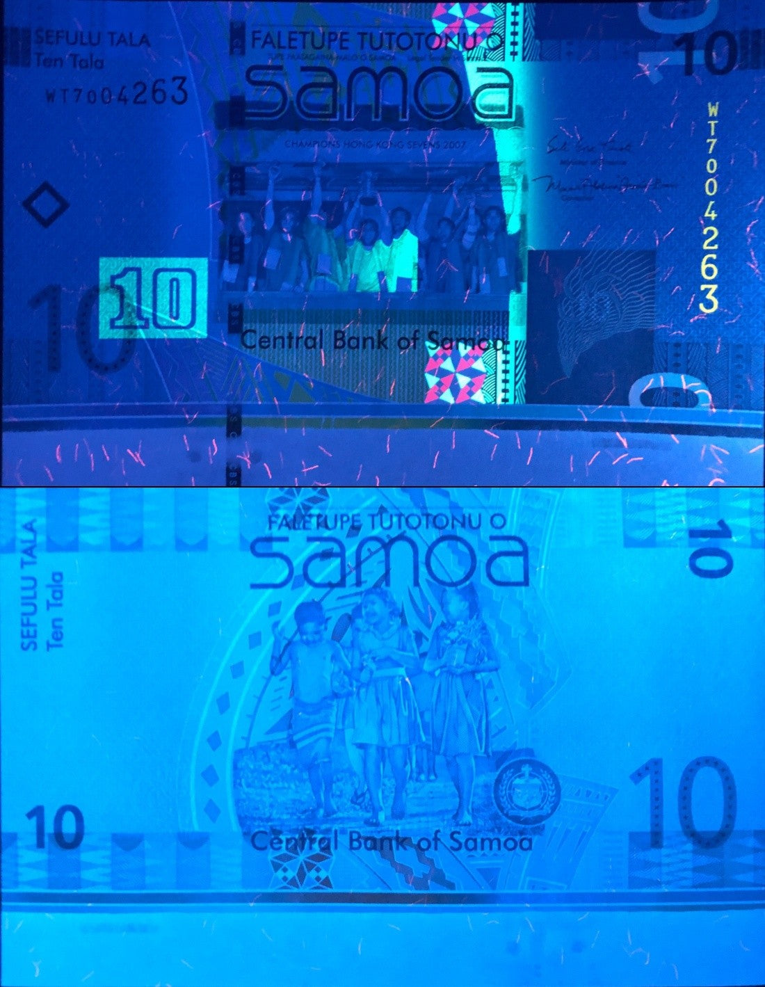 Samoa 10 Tala 2017 P 39b UNC Extra Edge