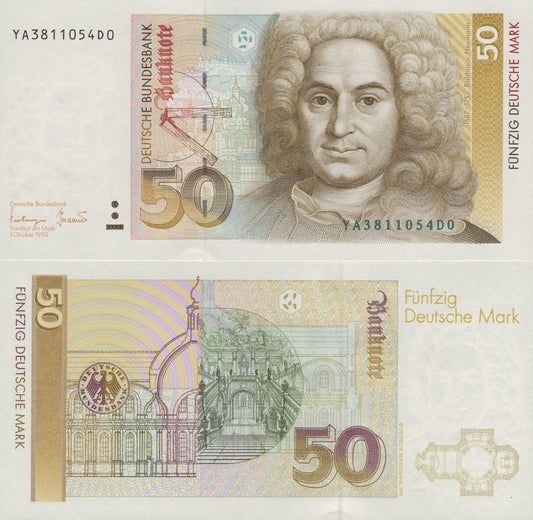 Germany 50 Deutsche Mark 1993 P 40c UNC