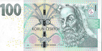 Czech Republic 100 Korun 2018 P 18 UNC
