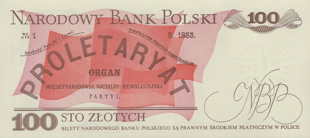 Poland 100 Zlotych 1986 P 143e UNC