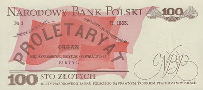 Poland 100 Zlotych 1986 P 143e UNC