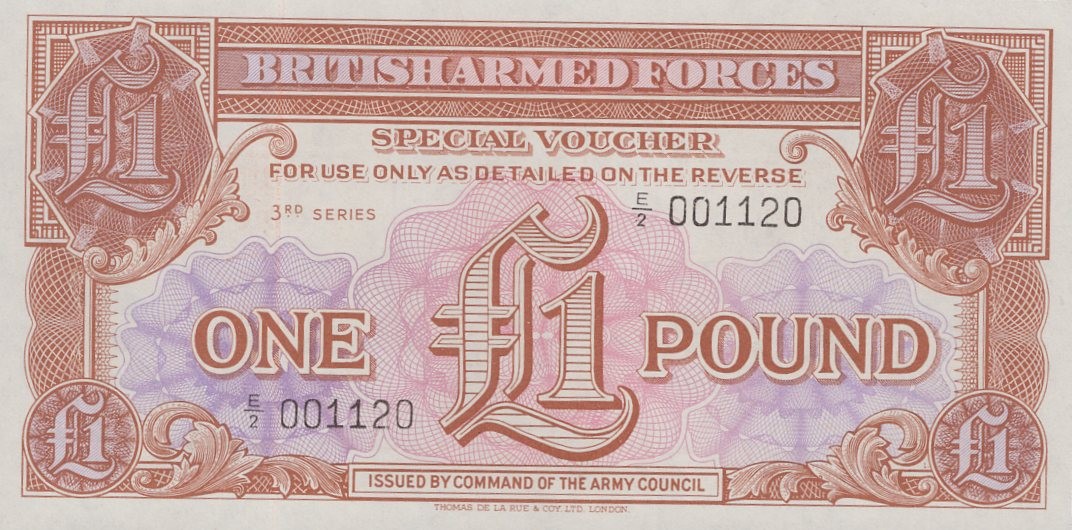 Great Britain Military 1 Pound ND 1956 P M29 UNC