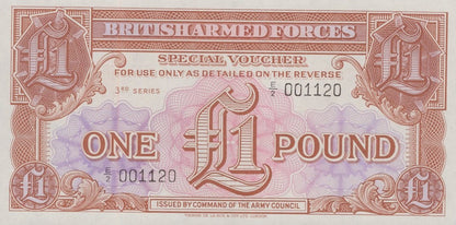 Great Britain Military 1 Pound ND 1956 P M29 UNC