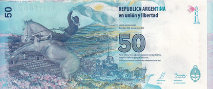Argentina 50 Pesos ND(2015) P 362a Commemorative UNC