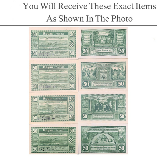 Germany Notgeld HOYM 50 Pfennig 1921 Set 4 pcs