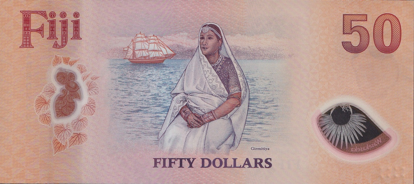 Fiji 50 Dollars 2026 P New Design Polymer UNC