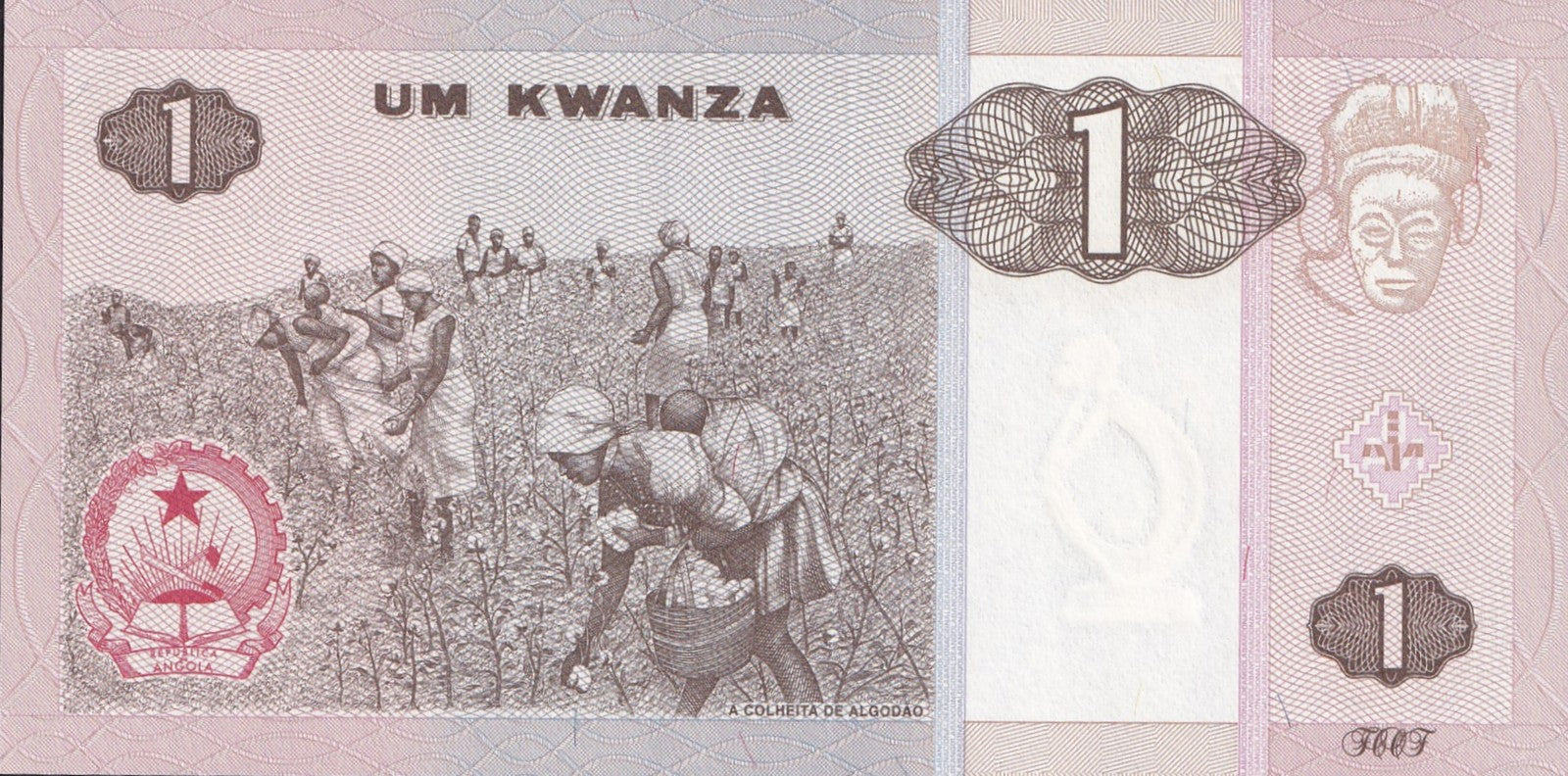 Angola 1 Kwanza 1999 P 143 AA Prefix UNC