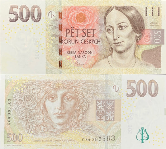 Czechia 500 Korun Ceskych 2009 P 24 UNC