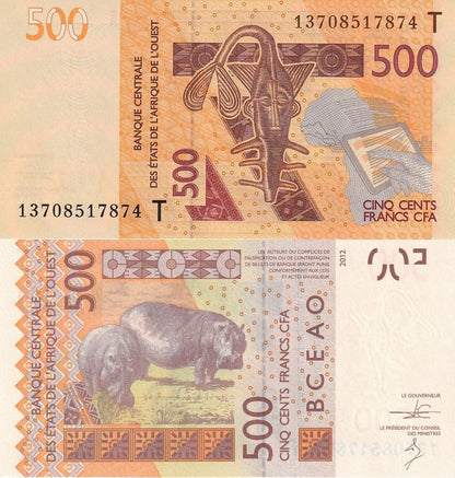 West African States Togo 1000 Francs 2013 P 819Tb Code T UNC