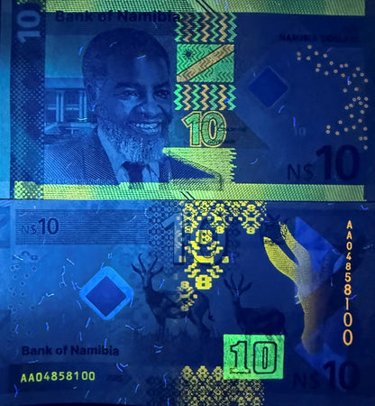 NAMIBIA 10 Namibia Dollars 2025 P New Issue UNC 1/10 Bundle LOT 10 pcs