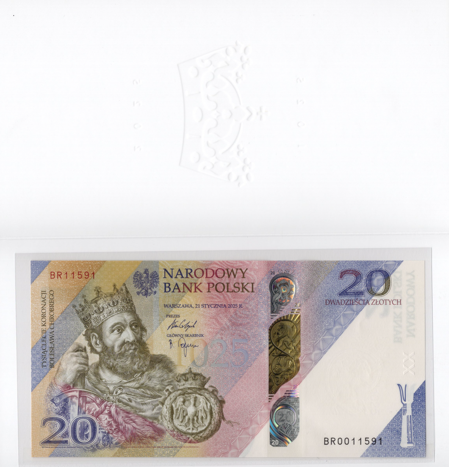 Poland 20 Zlotych 2025 P New Issue UNC Commemorative With Folder