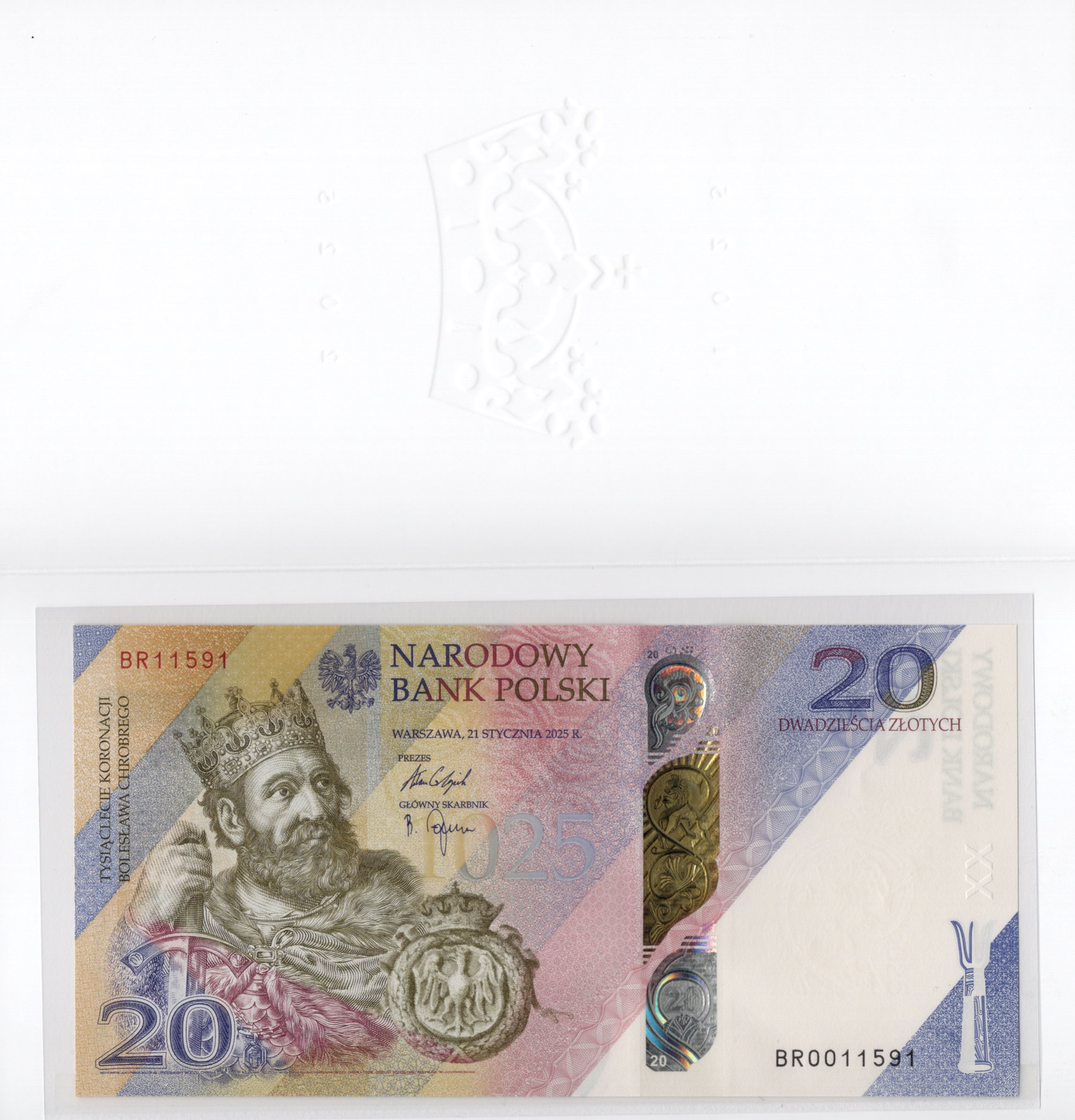 Poland 20 Zlotych 2025 P New Issue UNC Commemorative With Folder