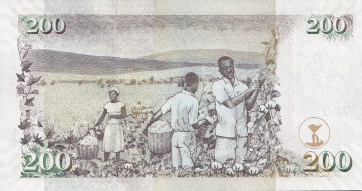 Kenya 200 Shillings 2010 P 49 UNC