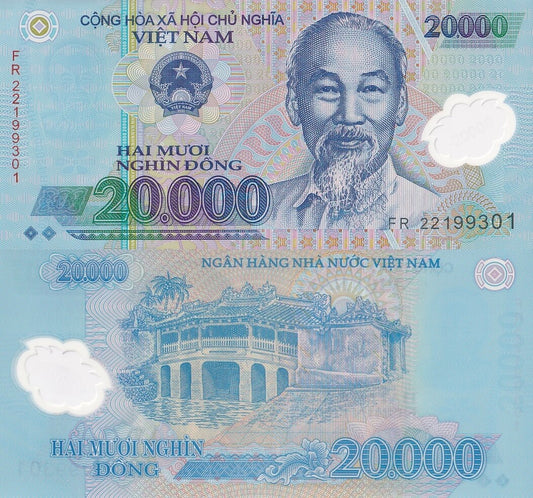 Viet Nam Vietnam 20000 Dong 2022 P 120 Polymer UNC