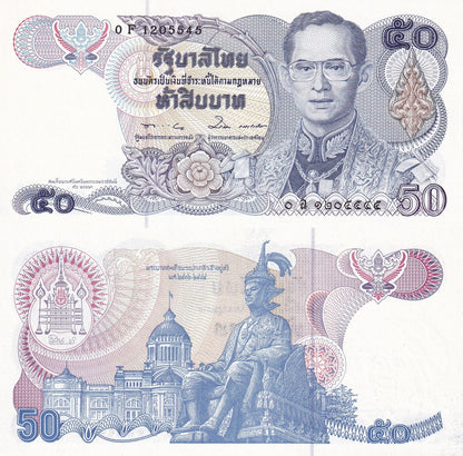 Thailand 50 Baht 1990 P 94 UNC Commemorative