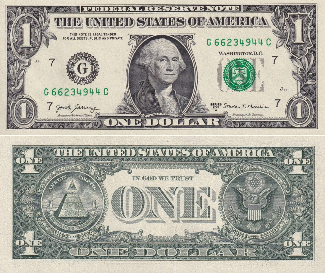 United States USA 1 Dollar 2017A P 544 ''G'' Chicago UNC