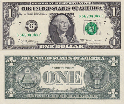 United States USA 1 Dollar 2017A P 544 ''G'' Chicago UNC