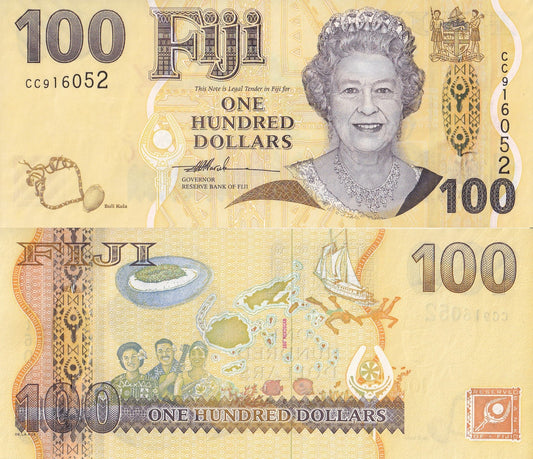 Fiji 100 Dollars ND 2007 P 114a UNC