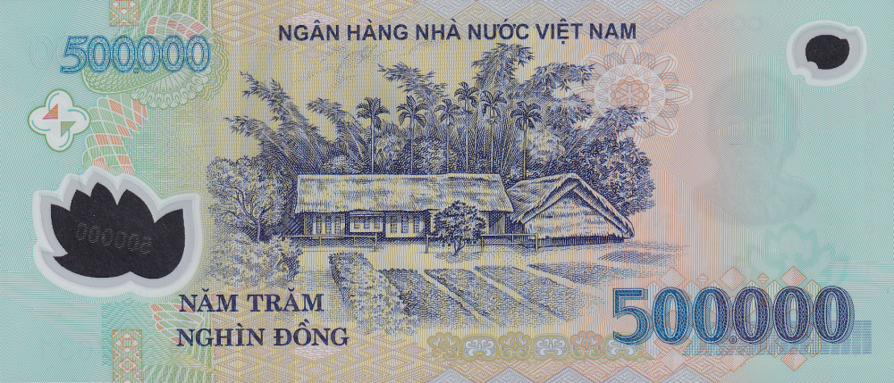 Viet Nam Vietnam 500000 Dong 2019-2020 P 124 Polymer Random Year UNC