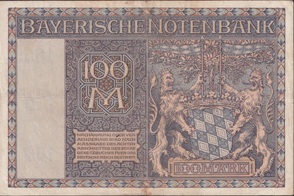 Germany 100 Mark 1922 P S923 Circulated